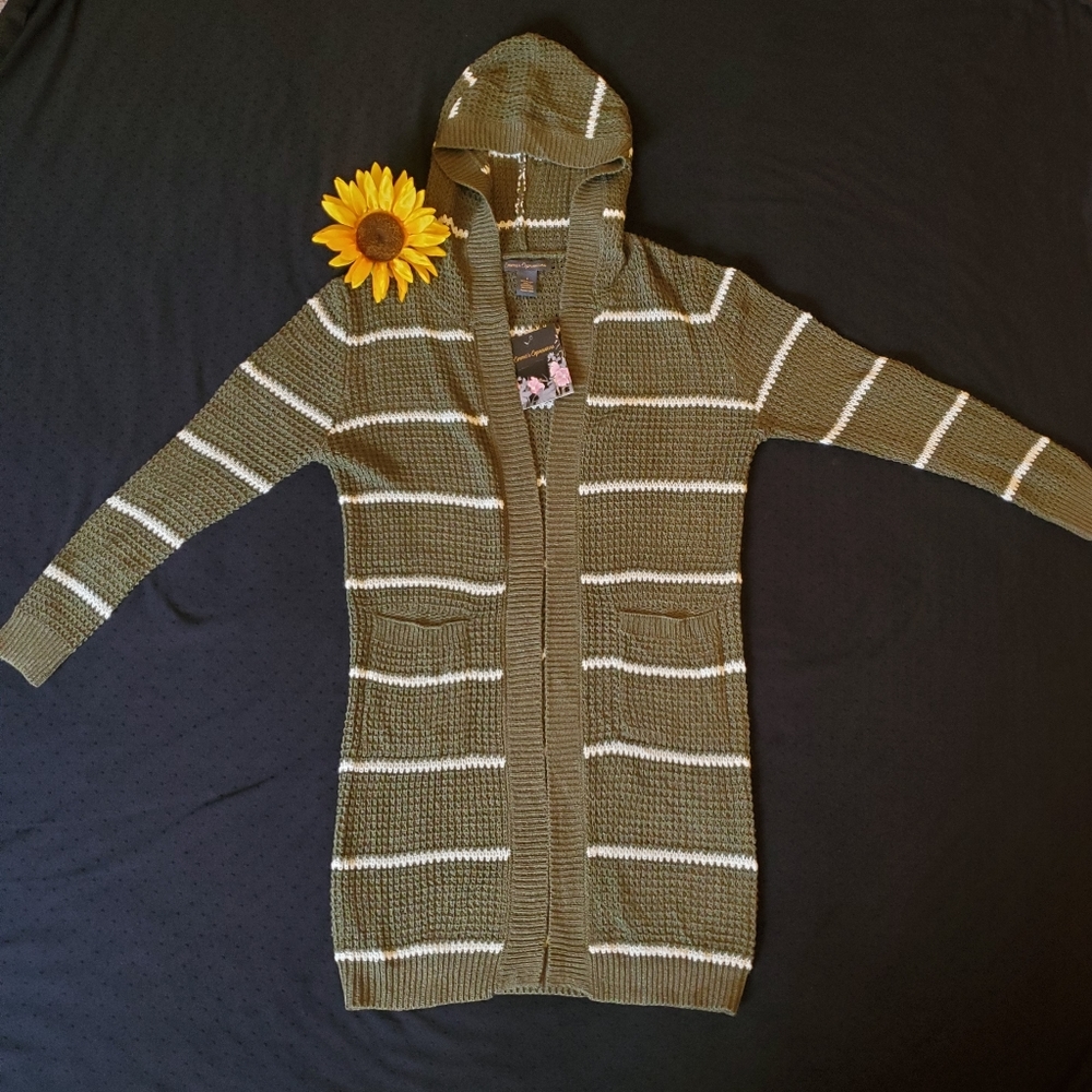 Womens size small hooded cardigan